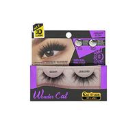 EBIN NEW YORK Cattitude 3D Lash Wonder Cat -January 3D Faux Mink Lash Enviable Volume Lightweight Comfortable Wear Double Layered Wispy Lash Fullness Reusable