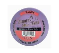 EBIN NEW YORK 24 Hour Edge Tamer Refresh - Extreme Firm Hold, 2.7 Oz, Peaches - No Flaking, No White Residue, Shine and Smooth with Argan Oil & Castor Oil