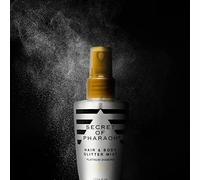 EBIN NEW YORK Secret of Pharaoh Hair & Body Glitter Mist Spray, Easy to Apply, Hydrating, Cruelty-Free, Gifts for Girls, Boys, Men - Platinum, 2.37 fl oz