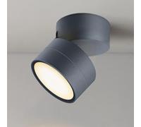 EBION GX53 Ceiling Lights,90° Swivel Ceiling Spotlights,IP54 Waterproof Aluminium Surface-Mounted Downlights for Ceiling,Suitable for Living Room,Bedroom,Bathroom,Hallway,Balcony,Anthracite,1 Pack