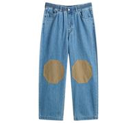 EBIT Denim Pant with Octagon Patch Blue