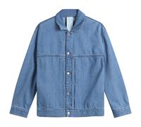 EBIT Men's Octagon Patch Denim Jacket Blue XL