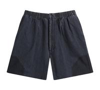 EBIT Men's Octagon Patch Denim Lofty Shorts Grey 30"
