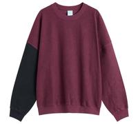 EBIT Oversized Bicolor Sweater Burgundy/Navy