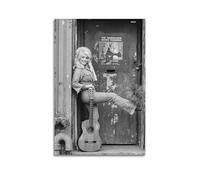 EBKCAMNQ Dolly PartonCelebrity Canvas Painting Canvas Poster Music Singer Oil Painting Athletes Decorative Painting Aesthetic Decoration HomeUnframe-style-1908x12inch(20x30cm)