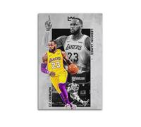 EBKCAMNQ LeBron JamesCelebrity Canvas Painting Canvas Poster Music Singer Oil Painting Athletes Decorative Painting Aesthetic Decoration HomeUnframe-style-1912x18inch(30x45cm)
