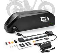Ebkrides Ebike Battery 48V 20AH Long Range Electric Bike Replacement Battery Downtube Removable Bicycle Lithium Battery with Charger, 5 Pin Base Plate for 48V 1000W 750W 500W Motor