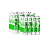 EBL 24 Pack AA AAA Rechargeable Batteries Combo 8 x 2800mAh AA & 8 x 1100mAh AAA Batteries High Capacity, 1.2V Long Lasting Power