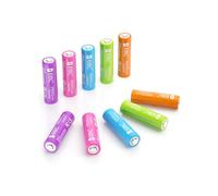 EBL AA Rechargeable Batteries 2500mAh High Capacity Long Lasting Ni-MH Batteries 10 Packs