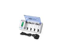 EBL Universal LCD Display Battery Charger with Discharge Function for AA, AAA, C, D Ni-MH Ni-CD Rechargeable Batteries