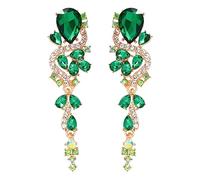 EBLIN Geometry Fashion Alloy with Elegant and Elegant Dinner Gorgeous and glitzy crystal in tones adorn this peacock shaped earrings. Studded with dazzling multi-crystals for an eye-catching sparkle
