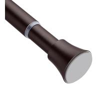EBOATOP Bronze Shower Curtain Rod - Tension Curtain Rod Adjustable 32 to 78 inch Spring Tension Shower Rod No Drilling Non Slip, Matte Bronze