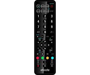 Ebode TAKE6IR/RF Universal Remote Control with RF for 6 A/V Devices