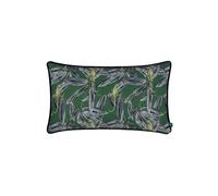 Ebon Wilds Nkiru Piped Polyester Filled Cushion Wylder Tropics Green 30cm x 50cm