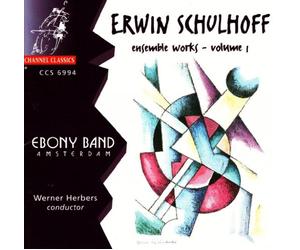 EBONY BAND AMSTERDAM - ERWIN SCHULHOFF SOLO ENSEMB - CD - K4z