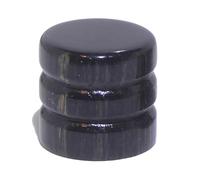 Ebony black Wood guitar control knob tone or volume flat top
