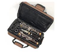 Ebony Body Material Bb 17 Silver-plated Keys Clarinet Woodwind Instrument Clarinet Musical Instruments
