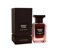 Ebony Fume Eau de Parfum 80ml - Unisex Long Lasting Perfume with Notes of Incense, Smoke, Leather & Wood - Intense, Bold Fragrance for Men & Women