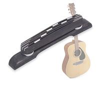 Ebony Guitar Bridge - Adjustable Height 6 Point Jazz Instrument for Enhanced Playability and Durability