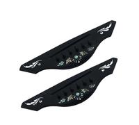 Ebony Inlaid True Color Code Folk Acoustic Guitar For TL Harp Under Lower Drive Pull Wire Plate String Plat Guitar Parts Bridge(C-05)