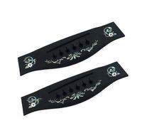 Ebony Inlaid True Color Code Folk Acoustic Guitar For TL Harp Under Lower Drive Pull Wire Plate String Plat guitar bridge(C-06)