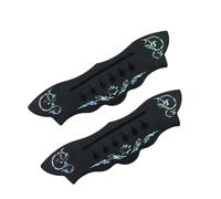 Ebony Inlaid True Color Code Folk Acoustic Guitar For TL Harp Under Lower Drive Pull Wire Plate String Plat Guitar bridge Parts(C-02)