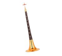 Ebony Pole Golden Engraved Bowl Suona Set Chinese Traditional Folk Suona With Accessories Suona Set (Color : F minor)