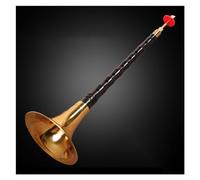 Ebony Pole Suona Adult Beginners Suona Horn Chinese Traditional Ethnic Wind Instrument Suona Set (Color : D key)