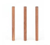 Ebony Rosewood Red Sandalwood Solid Wood Round Log Tenon Rods 8mm 10mm 12mm for DIY Carpentry and Woodworking Projects, Long Lasting Hardwood Dowel Pins(8mm Rosewood)