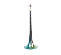 Ebony Suona Beginner Professional Playing Suona B Flat D Key Instrument Colorful Bowl Suona (Color : B flat)