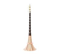 Ebony Suona Brass White Copper Phosphor Bronze Bowl Average Hole Suona Musical Instrument (Color : Phosphor bronze bowl)