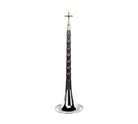 Ebony Suona Musical Instrument D Key Beginner Professional Large And Small Trumpet Mahogany (Color : White bowl)