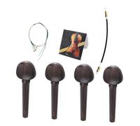 Ebony Violin Parts Set Accessories for Violin Lover