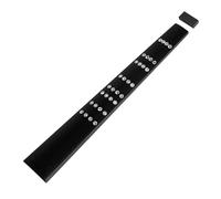 Ebony Wood 4/4 Size Violin Fretboard Replacement Neck Violin Fingerboard Fretboard With Musical Scale Violin Accessory