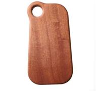 Ebony Wooden Chopping Board 32 cm Long for Handle Non-Slip Ebony | For premium ebony, long ergonomic for handle, non-slip base, 32 x 17 x 2 cm, ideal for pizza