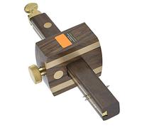 Ebony Woodworking Mortice Gauge 8 Inch Dual Pin Carpenter Marking Tool Precision Scriber for Joinery Dovetail Layout Hardwood