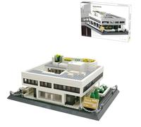 Ebortsin Architecture Model Building Block Set, Paris Villa Savoye World Famous Landmark Building Blocks Collectible Model, Architecture Home Decor Gift for Adults, 1226 PCS