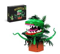Ebortsin Audrey II Piranha Plant Flower Building Kit Toys, Little Shop with Openable Mouth Piranha Plant Building Gift for Tv Fans, Gifts for Birthday Christmas (471 PCS)