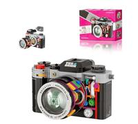 Ebortsin Camera Building Blocks, Retro Digital Camera Toy Building Set for Adults, Collectible Model Digital Mini Camera Building Blocks, Presents for Adults Boys Girls, 556 Pcs