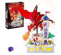 Ebortsin Dragons & Treasures Building Block Sets, Medieval Guard Tower Architecture Kits, with Magic Dice, Ideas Present Toy for Boys Girls, Collection Decor, Compatible with Major Brands, 927 PCS