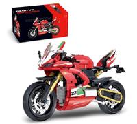 Ebortsin Motorcycle Building Blocks Toys, Motorbike Model Building Kit for Dukadi, 626 Pieces Construction Motorcycle Bricks, STEM Educational Toy, Gift for Adults and Kids