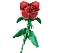 Ebortsin Rose Flower Bouquet Building Set, Artificial Flowers for Home Decor, Womens Gifts for Christmas, Stocking Stuffers Gifts for Women Men Girlfriend Mom