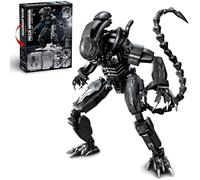 Ebortsin Xenomorph Building Set, Xenomorph Action Figures Building Set for Adults with Support Base, Cool Alien Model Home Decor, Horror Gifts for Fans Friends Birthday Christmas, 1011 PCS