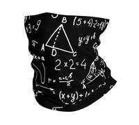 EBOSCUJW Algebra Geometry Abstract Math, Bandana Neck Gaiter Soft Face Cover Neck Warmer Tube Half Face Mask Scarf Balaclava