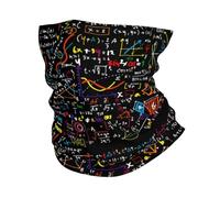 EBOSCUJW Colorful Math Formula Print, Bandana Neck Gaiter Soft Face Cover Neck Warmer Tube Half Face Mask Scarf Balaclava