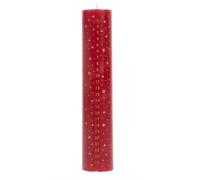 eBoutik - 2025 Christmas Advent Calendar Pillar Candle - Countdown To Xmas Decoration For Home - Chritian Traditional Festive Decor (Red)