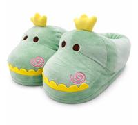 eBoutik - 3D Soft Dinosaur Animal Slippers - Cute & Cozy Dino Indoor Soft Warm Novelty House Shoes - Fun Gift for Easter & Birthdays