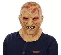 eBoutik - Adult Spooky Troll Halloween Latex Realistic Costume - Scary Creepy Mutated Deamon Dream Snatcher Silicone Full Cover Head Face Mask Cosplay or Fancy Dress - Horror Man Face