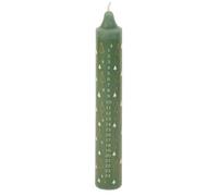 eBoutik - Advent Pillar Countdown Christmas Candle, 2025 Daily Countdown Green Xmas Tree Candle - for Home Lights Decoration