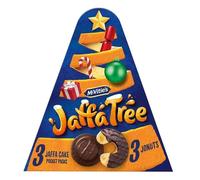 eBoutik - Christmas Mini Jaffa Cakes and Donut Biscuits Assortment - Festive Holiday Chocolate Selection Box, Xmas Tree-Shaped Gift Pack For Stocking or Secret Santa Sweets